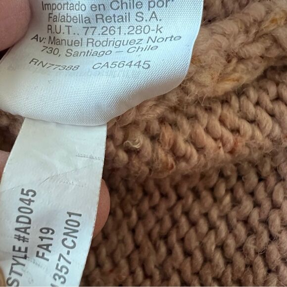 Madewell wool blend chunky knit wrap sweater - Picture 5 of 6